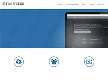 Tablet Screenshot of filespeedr.com